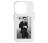 Custodia per iPhone 14 Pro Elvis Costello Guardando la foto dell'era dei detective 1977