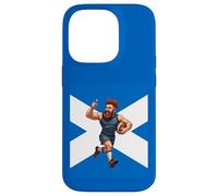 Custodia per iPhone 14 Pro Eroe scozzese del rugby