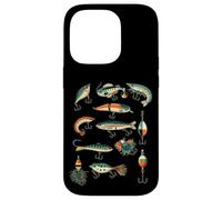 Custodia per iPhone 14 Pro Esche da pesca retrò Pesce Bait Collection Fisherman