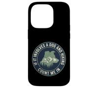 Custodia per iPhone 14 Pro Escursionismo Cane Count Me In Trekking All'aperto