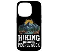 Custodia per iPhone 14 Pro Escursionismo perché la gente succhia divertente all'aperto grafica montagna