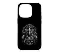 Custodia per iPhone 14 Pro Estetica dell'imperatrice asiatica imperiale del trono di seta