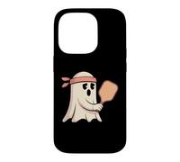 Custodia per iPhone 14 Pro Fantasma che gioca a pickleball con grafica a bandana