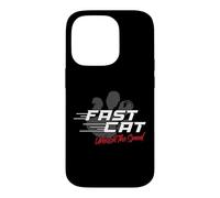 Custodia per iPhone 14 Pro Fast Cat Dog scatena la velocità sport