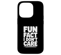 Custodia per iPhone 14 Pro Fatto divertente Non mi interessa l'umorismo sarcastico