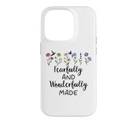 Custodia per iPhone 14 Pro Fearfully & Wonderfully Made Sign Bible Verse Psalm 139:14