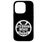 Custodia per iPhone 14 Pro Filmmaker Editor Horror Movie I'll Sleep When I'm Dead