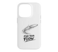 Custodia per iPhone 14 Pro Find your Flow da golf disco golfista frisbee golf frolf
