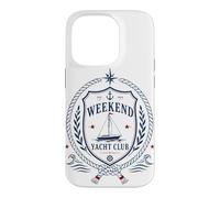 Custodia per iPhone 14 Pro Fine settimana dello Yacht Club Crest Sailorcore Fishermencore
