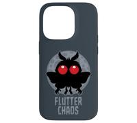 Custodia per iPhone 14 Pro Flutter Chaos Mothman Leggenda Criptica