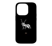 Custodia per iPhone 14 Pro Formica - Legno Rosso - Insetto