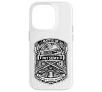 Custodia per iPhone 14 Pro Fort Sumter Charleston Civil War Battle USA Storia americana