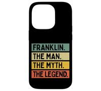Custodia per iPhone 14 Pro Franklin The Man The Myth The Legend Funny Personalizzato