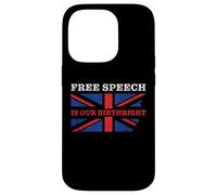Custodia per iPhone 14 Pro Free Speech is Our Birthright - Anti-Woke Conservative Quote