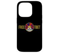 Custodia per iPhone 14 Pro Free Tibet Tibetan Flag Emblem Restore The Dalai Lama