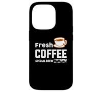 Custodia per iPhone 14 Pro Fresh Coffee Special Brew Baristas Funny Coffee Lover