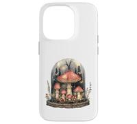 Custodia per iPhone 14 Pro Funghi Incantati Foresta Campana Jar Fungi Art