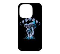 Custodia per iPhone 14 Pro Fungo Mystical Mycology Shrooms Moon Phases Cottagecore