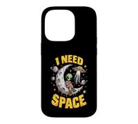 Custodia per iPhone 14 Pro Funny Alien I Need Space Humor Design for Men Women Kids