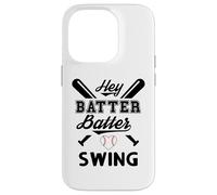Custodia per iPhone 14 Pro Funny Baseball Batter Batter Swing Hey Game Day Baseball Mom