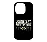 Custodia per iPhone 14 Pro Funny Coding is My Superpower Coder Programmer