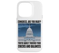 Custodia per iPhone 14 Pro Funny Congress US Capitol Politics Joke Washington DC Humor