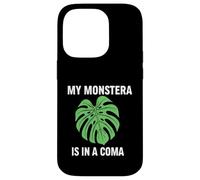 Custodia per iPhone 14 Pro Funny Houseplant Mom My Monstera Is In A Coma