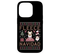 Custodia per iPhone 14 Pro Funny Llama Farmer Christmas Alpaca Farming Brutto Natale