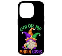 Custodia per iPhone 14 Pro Funny Mardi Gras Quote For Women And Men With Carnival Gnome