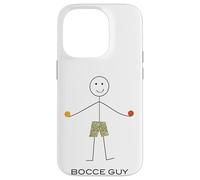 Custodia per iPhone 14 Pro Funny Men Bocce Ball, Boy Bocci Gifts