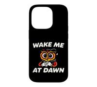 Custodia per iPhone 14 Pro Funny Night Owl Coffee Wake Me At Dawn Morning Sarcasm