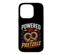 Custodia per iPhone 14 Pro Funny Pretzel Saying Humor Joke Gag Powered By