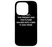 Custodia per iPhone 14 Pro Funny Pun Language Joke Grammar Geek, Linguist Humor