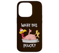 Custodia per iPhone 14 Pro Funny Turkey What the Pluck Camicia del Ringraziamento Uomo Donna