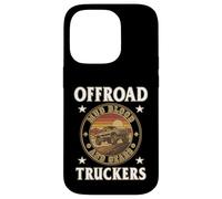 Custodia per iPhone 14 Pro FUORISTRADA TRUCKERS Fango sangue e ingranaggi Autocarri fuoristrada Auto