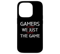 Custodia per iPhone 14 Pro Gamers Can't Die We Just Restart The Game Funny Gaming Meme