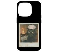 Custodia per iPhone 14 Pro Gatto Chef Caos Meme per Amanti dei Gatti & Cat Dad