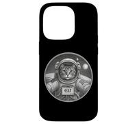 Custodia per iPhone 14 Pro Gatto nello spazio Astronauta AstroCat I Love Cats & Outer Space