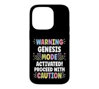 Custodia per iPhone 14 Pro GENESIS Personalized Name Funny Cute Custom GENESIS Name