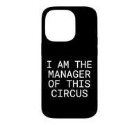 Custodia per iPhone 14 Pro Genitore sono il manager di questo circo occupato famiglia