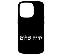 Custodia per iPhone 14 Pro Geova Shalom Ebraico "Il Signore è la nostra pace" Nome di Dio