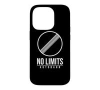 Custodia per iPhone 14 Pro GERMANY AUTOBAHN NO SPEED LIMIT SIGN SYMBOL BUNDESAUTOBAHN