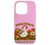 Custodia per iPhone 14 Pro Getting My Steps in Walking With The Lord Christian Floral I