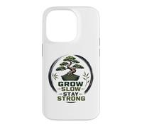 Custodia per iPhone 14 Pro Giapponese Bonsaï arbre plante Motivations Bonsaï