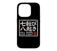 Custodia per iPhone 14 Pro Giapponese Daruma Resilienza Caduta Sette Perseveranza Giappone