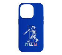 Custodia per iPhone 14 Pro giocatore baseball, con, audace, lettera, italiano, italiano,