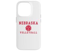 Custodia per iPhone 14 Pro Giocatore della squadra di pallavolo del Nebraska
