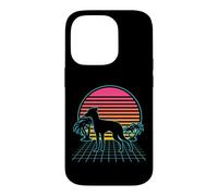 Custodia per iPhone 14 Pro Giocattolo inglese Terrier Cane Vintage 80s Vaporwave