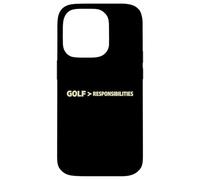 Custodia per iPhone 14 Pro Golf Weekend Early Tee Time Golf Cart Papà Pensionato Scherzo