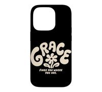 Custodia per iPhone 14 Pro Grace ti trova dove sei cristiano religioso